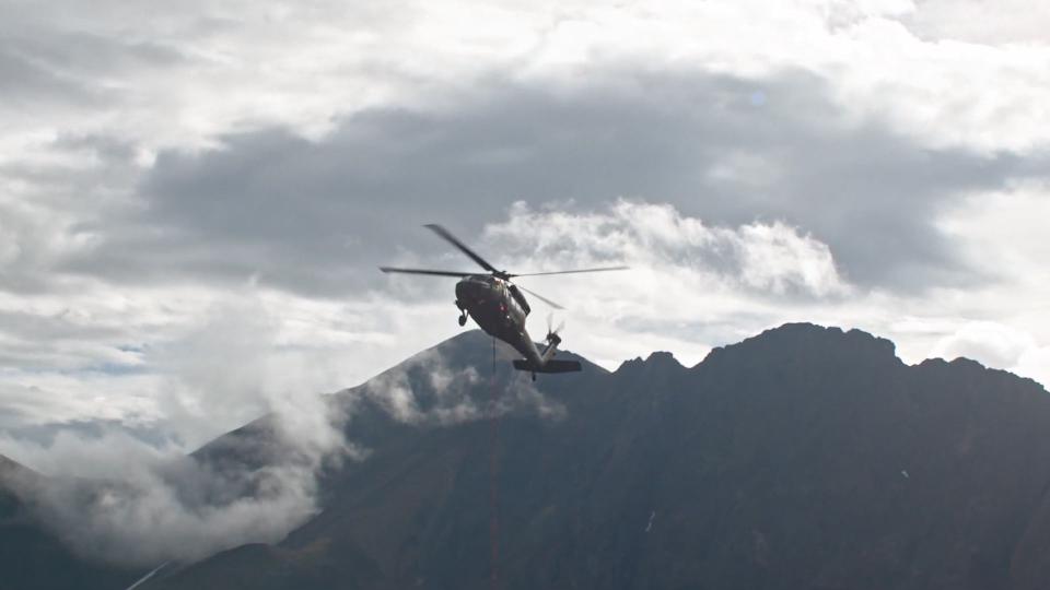 Installation of chairlifts at new Wasatch Peaks Ranch in Utah